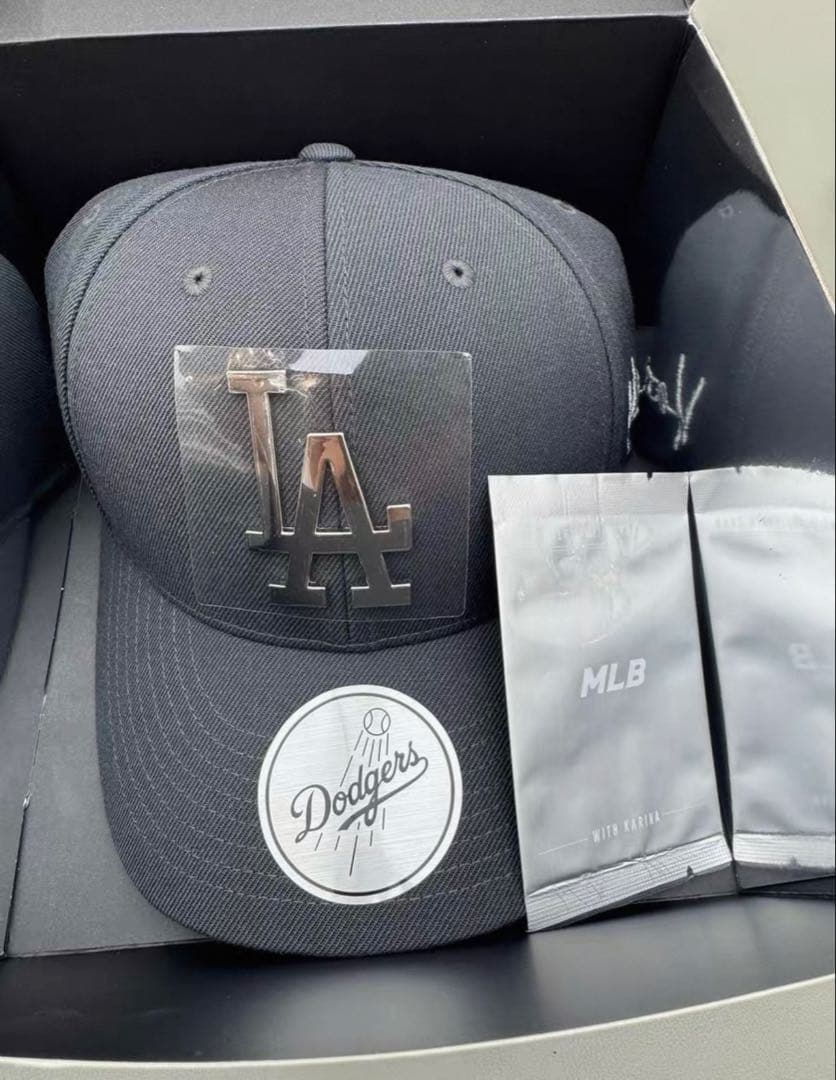 aespa エスパ カリナMLB ボールキャップ 帽子トレカセット 59