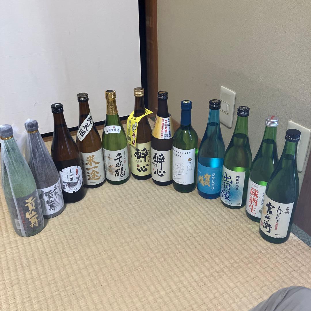 日本酒　いろいろ 純米酒 720ml 12本　12種類！