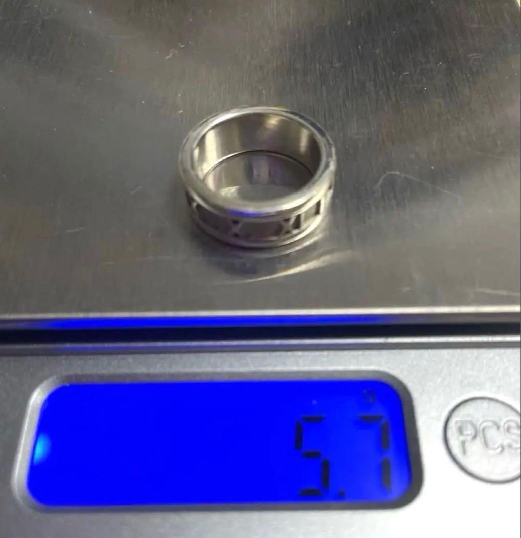 美品 Tiffany＆Co.ATLAS アトラス リング 7号 シルバーリング