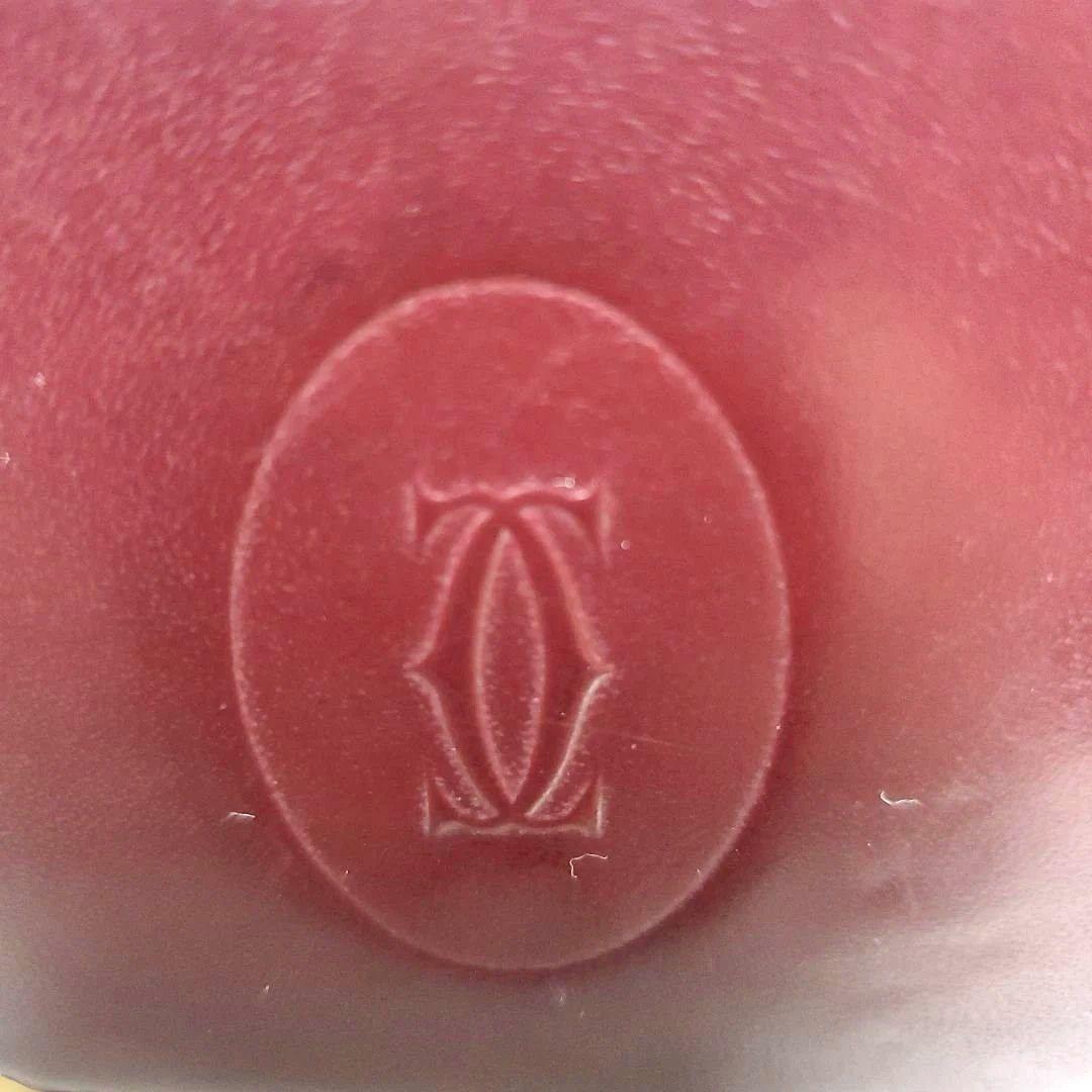 【美品】Cartier マスト バーガンディ ケース 財布 レザー