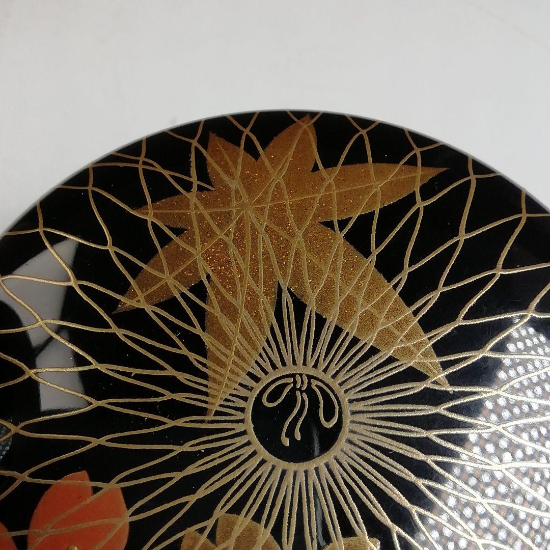 Ｔ９３２　棗　『網春秋蒔絵』『内銀地』『清水庄三 作』　共箱　茶道具