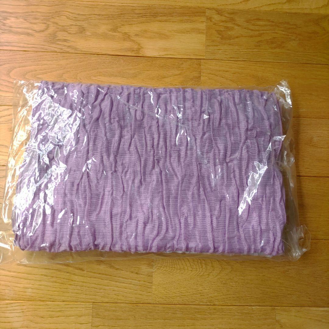 【新品】浴衣　セット 近江ちぢみ 水色　麻100%　日本製　高級浴衣