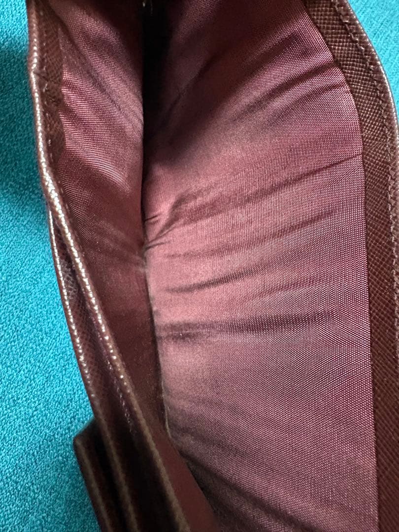 RAMさん専用【美品】PRADA ボルドーブラウン 三つ折り財布