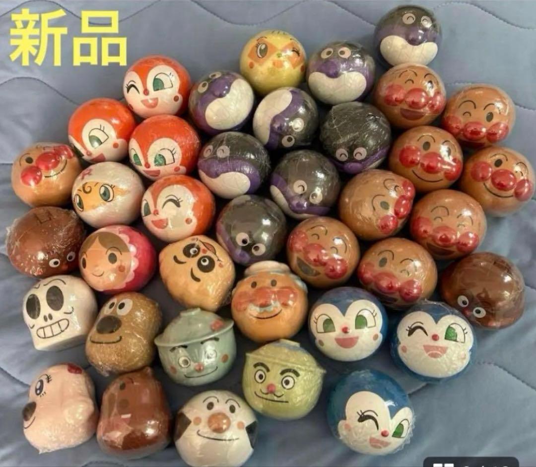 美品　新品アンパンマンおっきなマスコット　まとめ売りガチャガチャ　ジャムおじさん