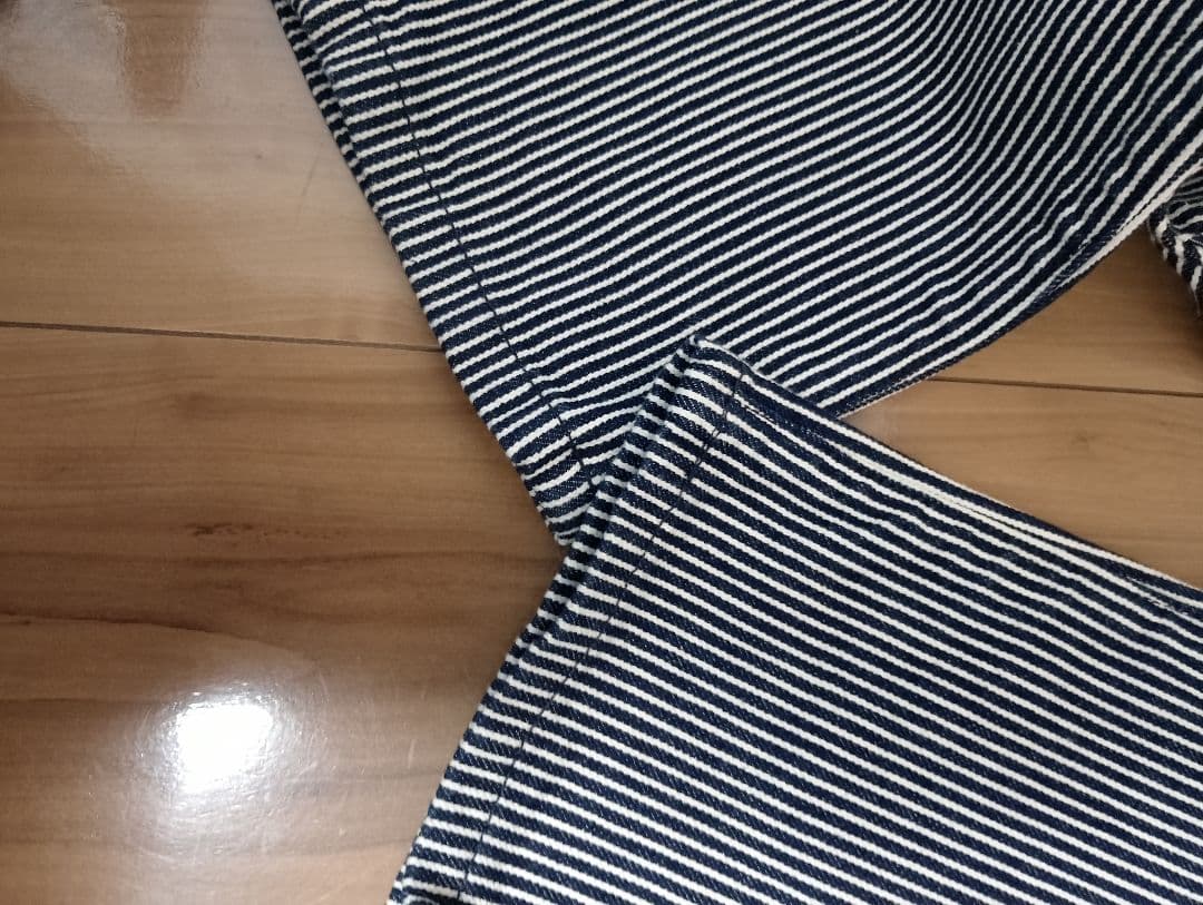 ネイタルデザインG55 サルエルフラップデニム ヒッコリー