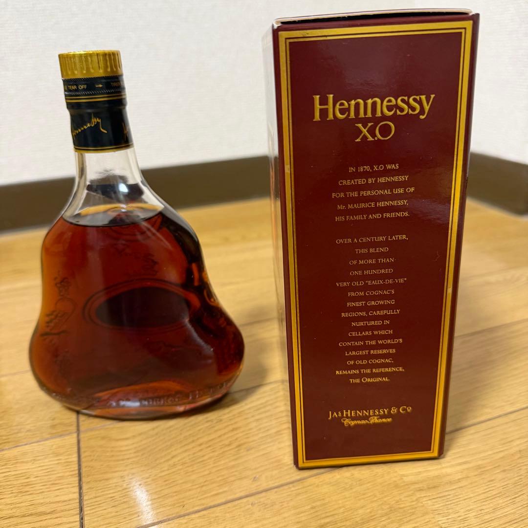 【箱付・未開栓】ヘネシー XO コニャック 金キャップ