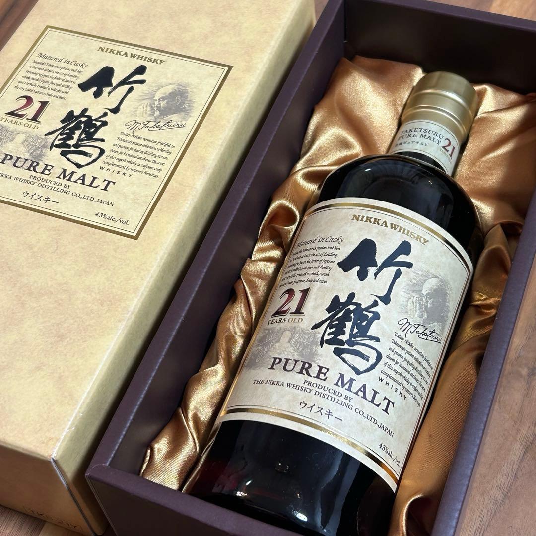 ニッカウイスキー 竹鶴 21年 ピュアモルト 700ml
