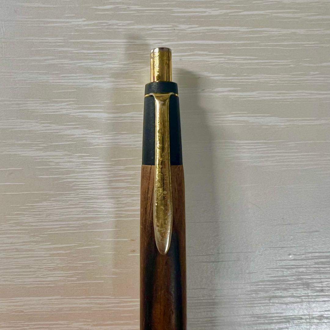 野原工芸 特上黒柿 シャーペン　0.5mm（固定先口金)希少杢・旧型【廃盤】