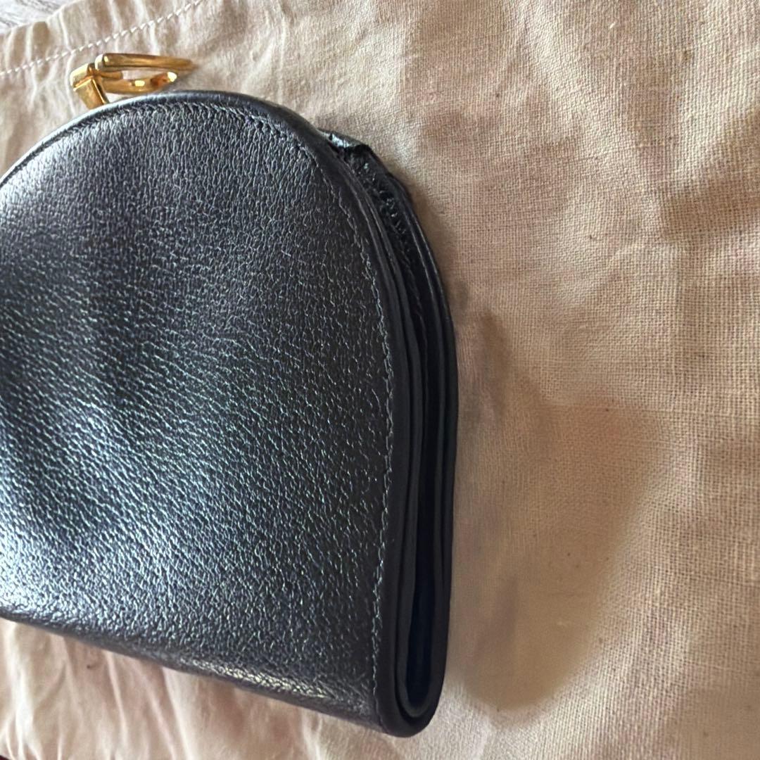 GUCCI オールドグッチ　二つ折り財布 Gゴールド金具