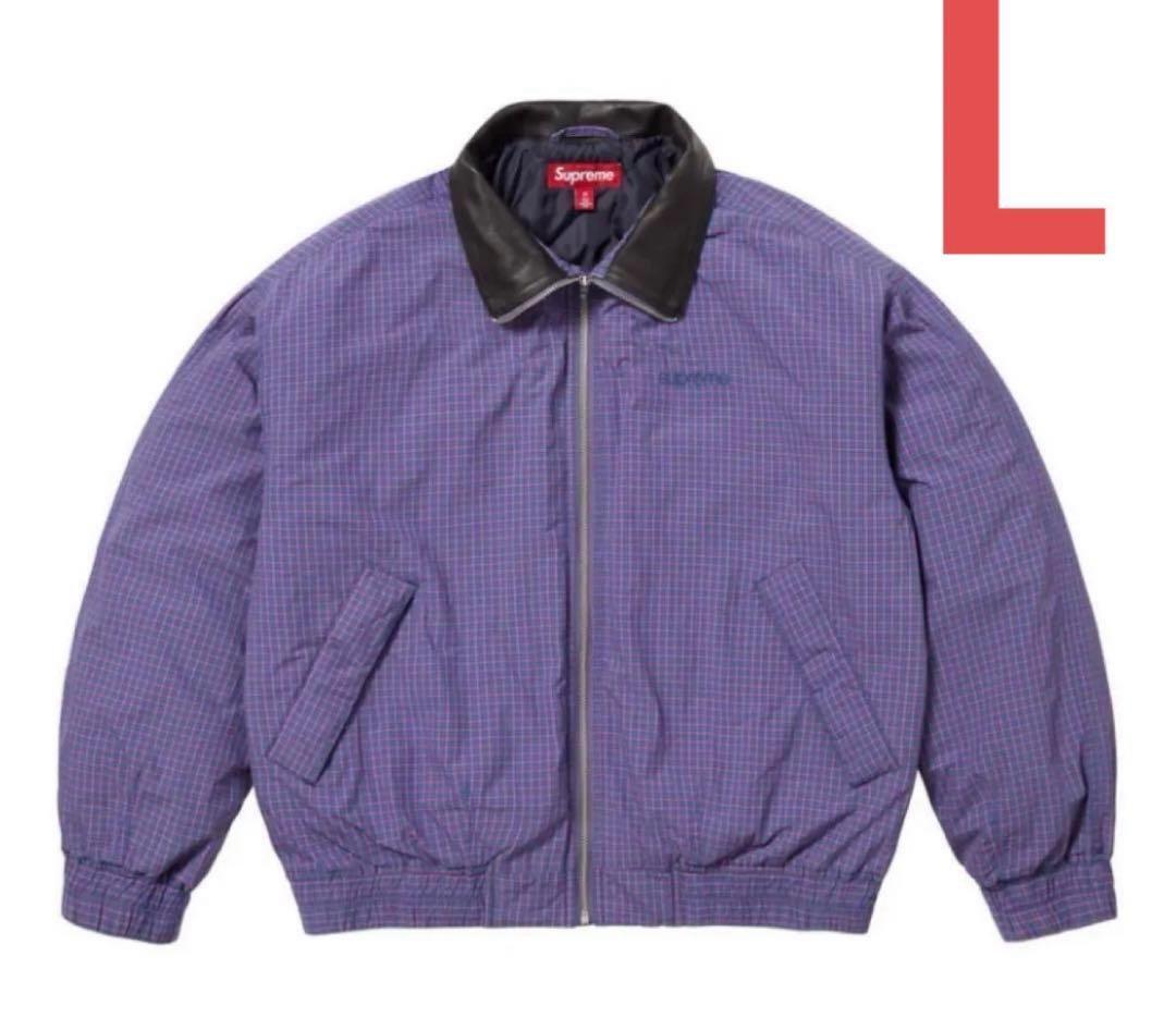 ジャケット・アウター Supreme Leather Collar Utility Jacket L