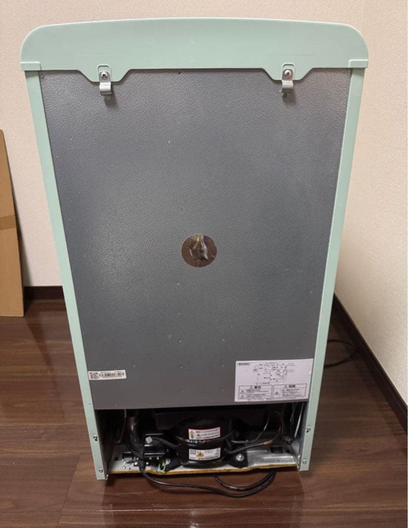 アイリスプラザ 冷凍冷蔵庫 81Lライトグリーン PRR-082D-L