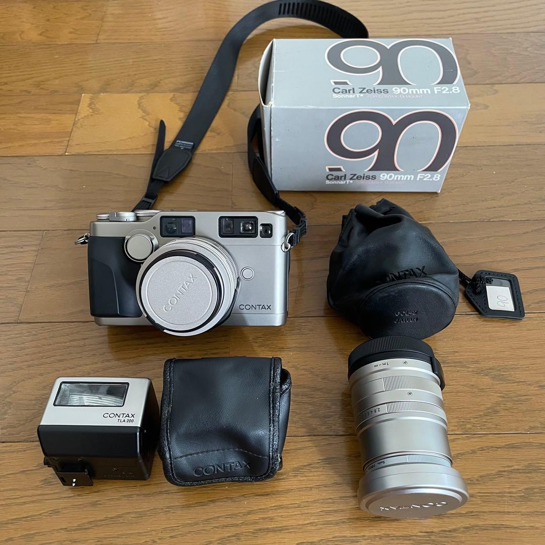 CONTAX G2 レンズ(90mm,35-70mm)TLA200セット