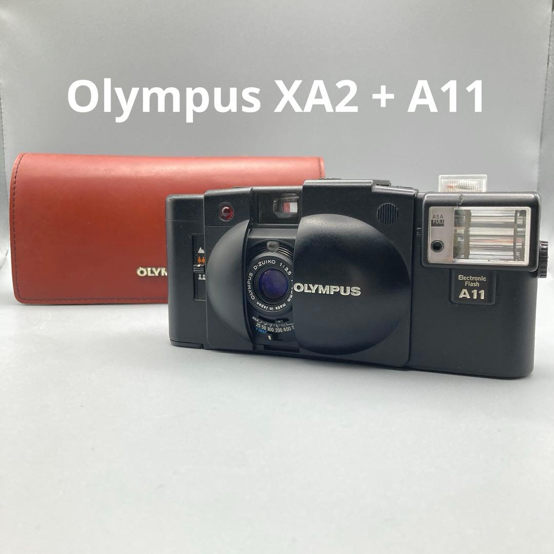 OLYMPUS XA2 A11 コンパクトフィルムカメラ フラッシュ