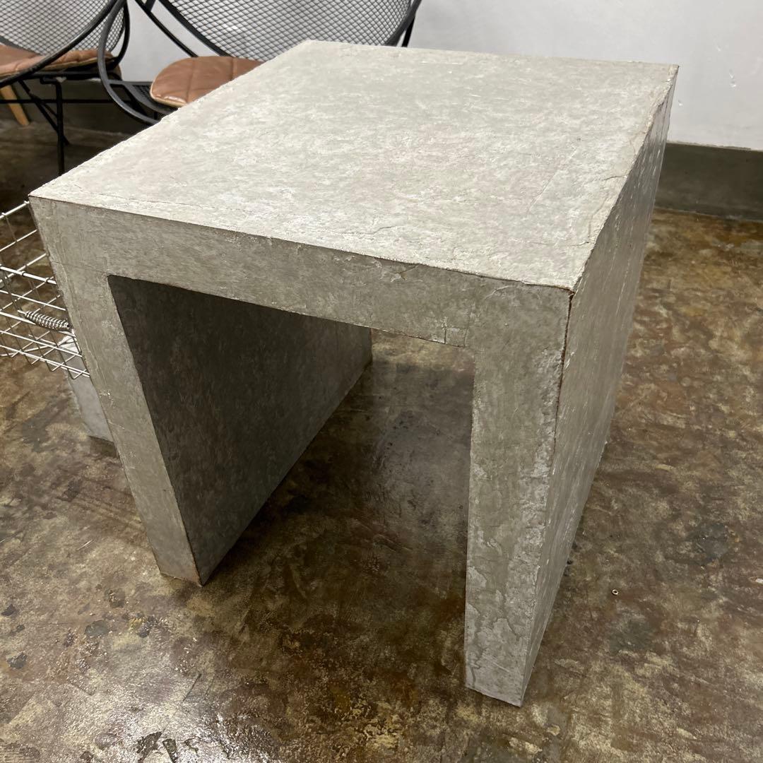 インダストリアルテーブル　モルタル風塗装