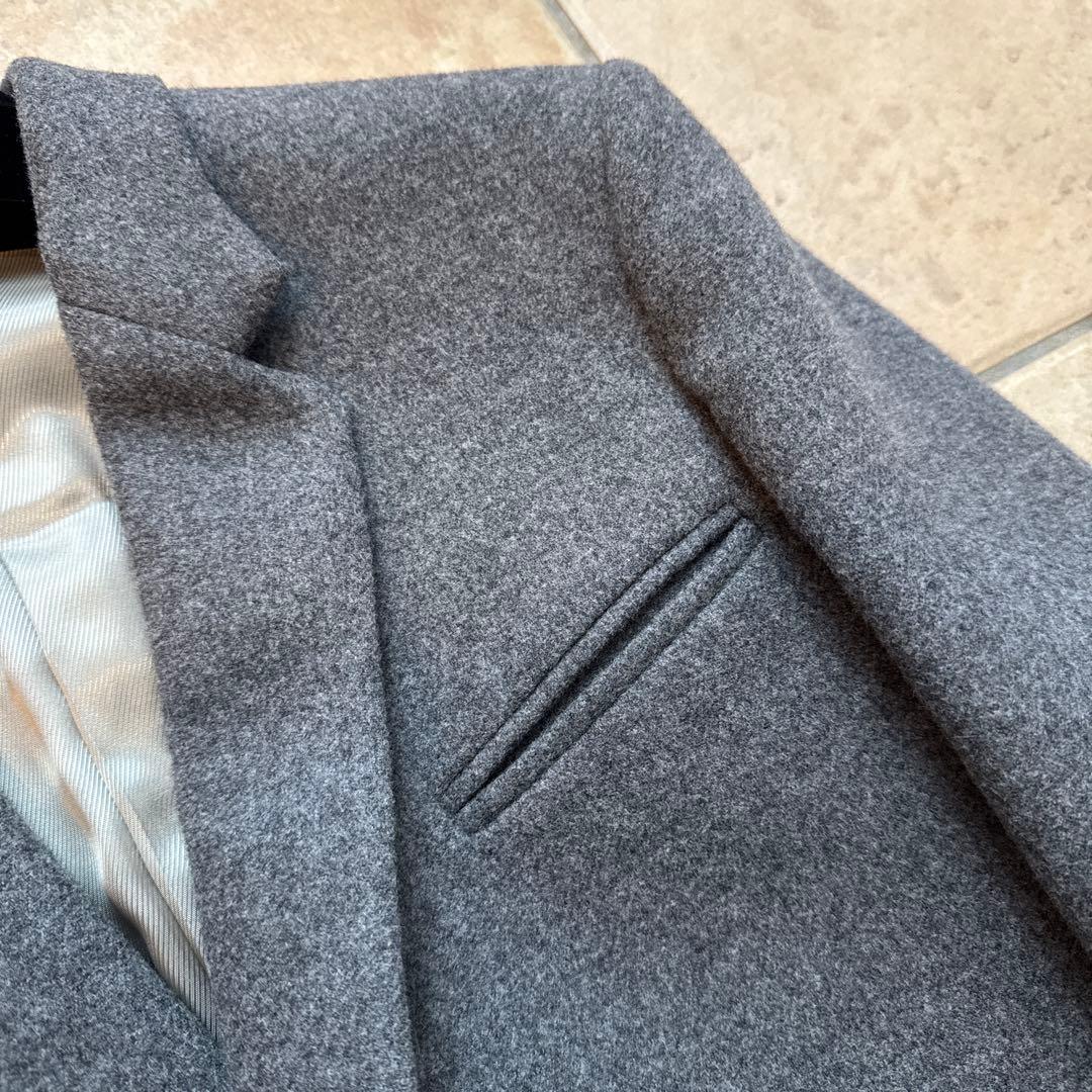 美品　セリーヌ　クロンビーコート　グレー　フィービー期