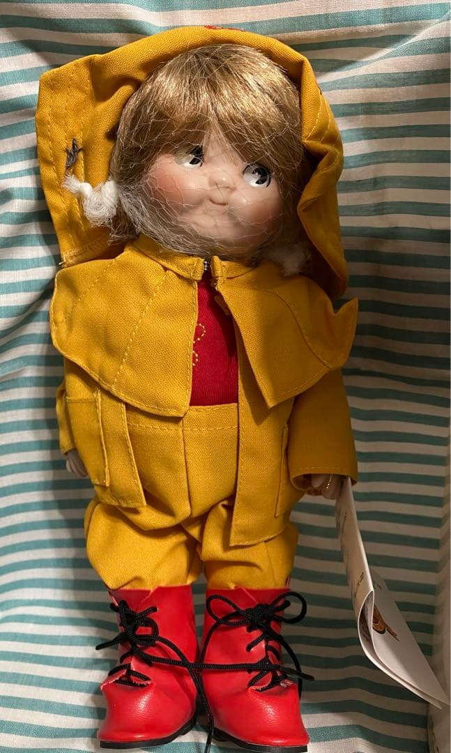 キャンベルスープ古い人形＊アメリカントリー雑貨アンティークドールインテリア飾り