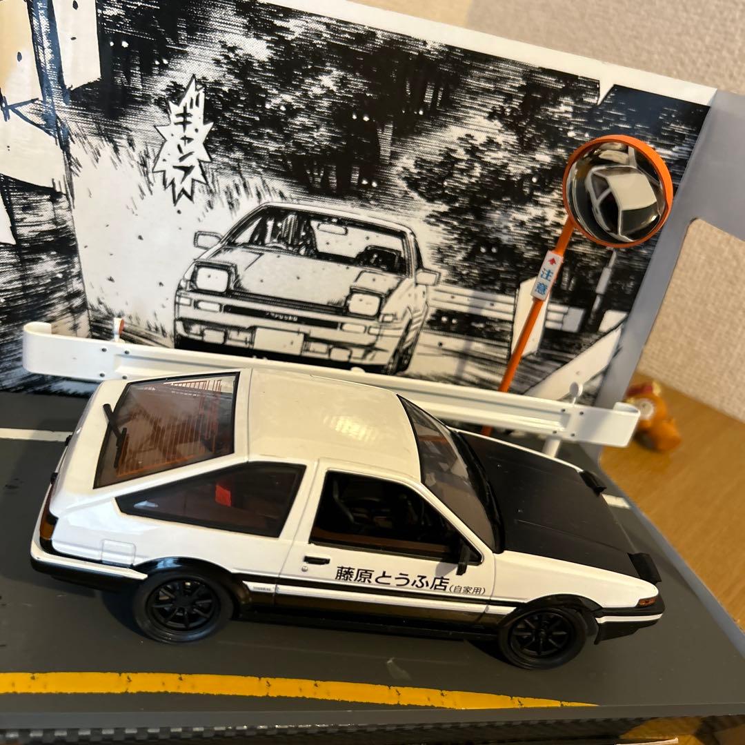イニシャルD TOYOTA AE86 ミニカー　 台座ネジ欠品