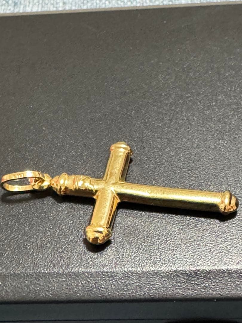 金のクロスペンダント　18k