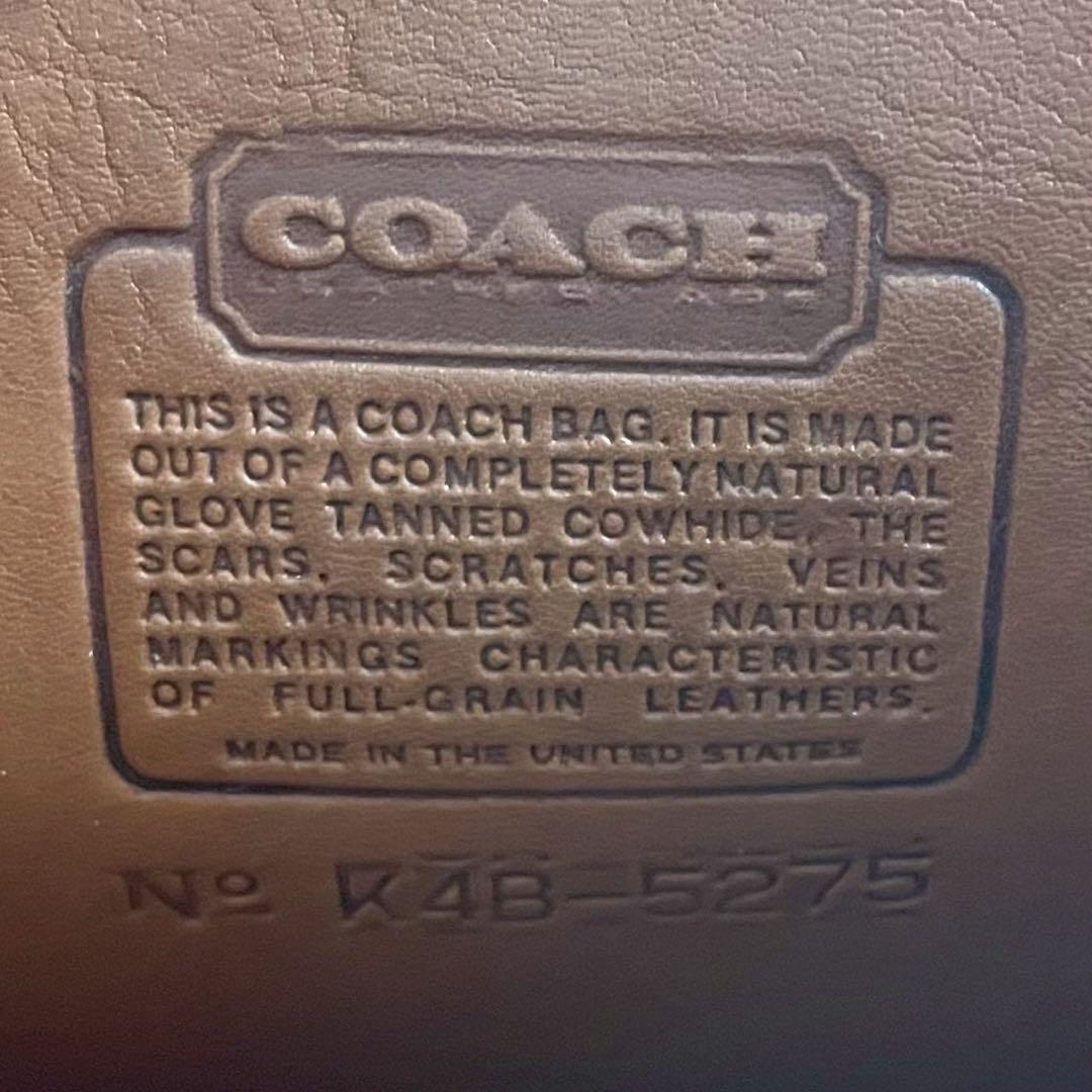 オールドコーチ　ビジネスバッグ　2way ターンロック　レザー　ブラウン