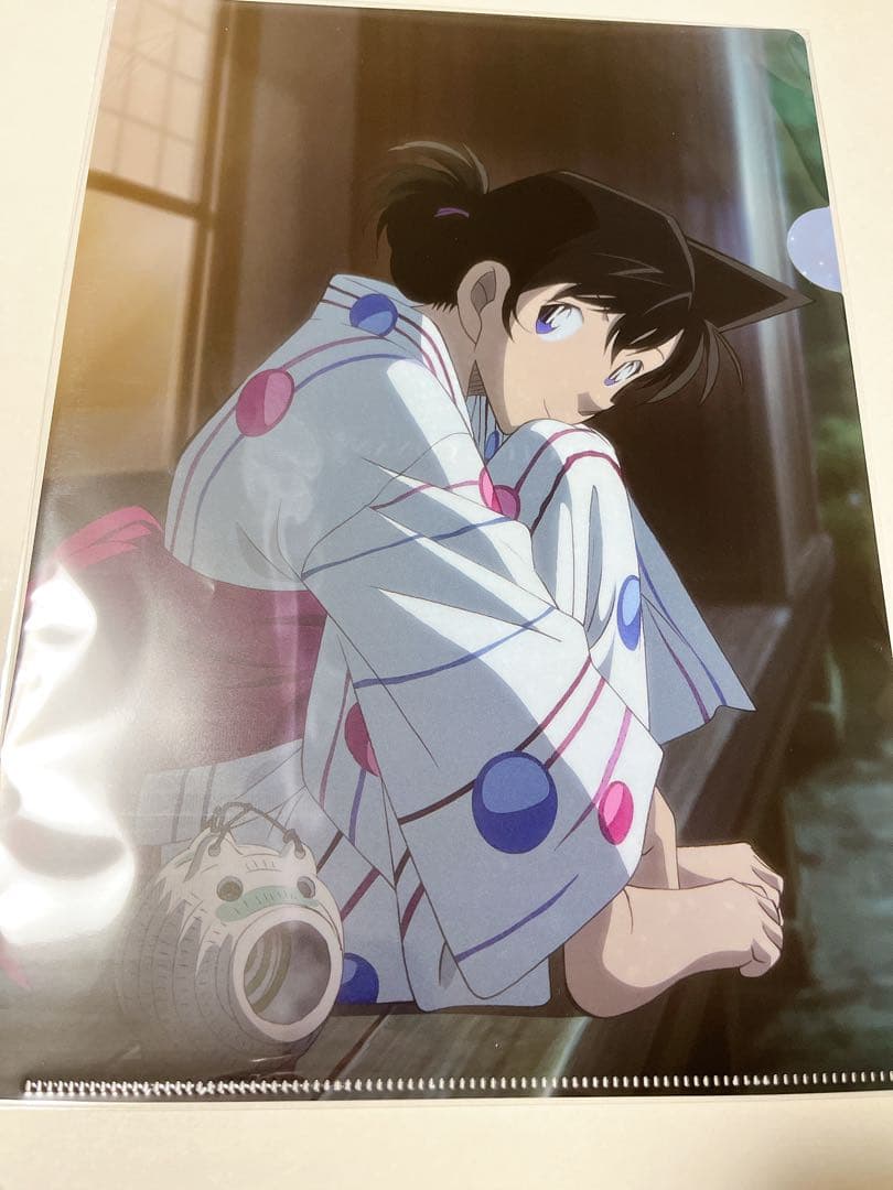 名探偵コナン　新一　蘭　浴衣　クリアファイル　2枚セット