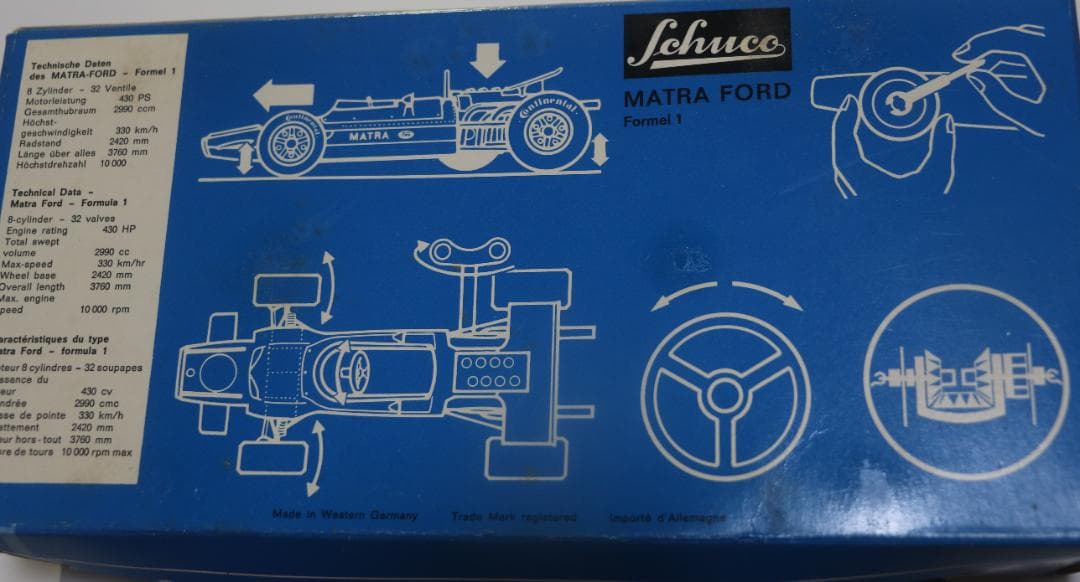 超貴重　シュコー製 （ドイツ）マトラ・フォード　１９６９フリクションモデル
