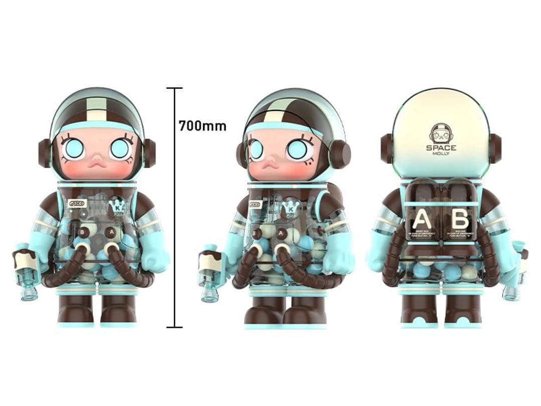 あ*ん様 美品 POP MART MEGA SPACEMOLLY 1000% ミ