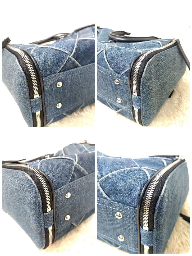 ディーゼル デニム キルティング ハンドバッグ 2way ショルダー