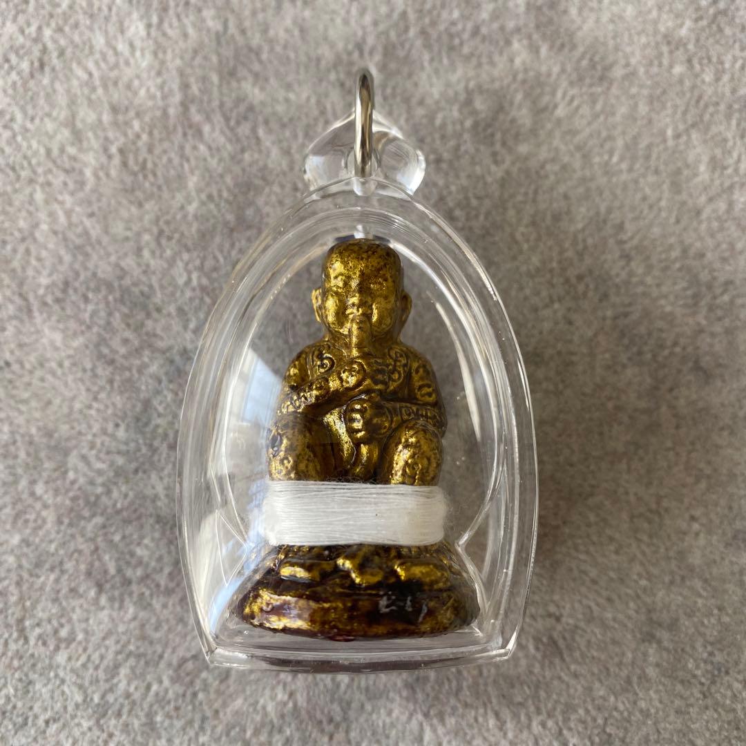 プラクルアン 黄金の子 クマントン LPカオヘン師 超レア品 金運 守護 御守り