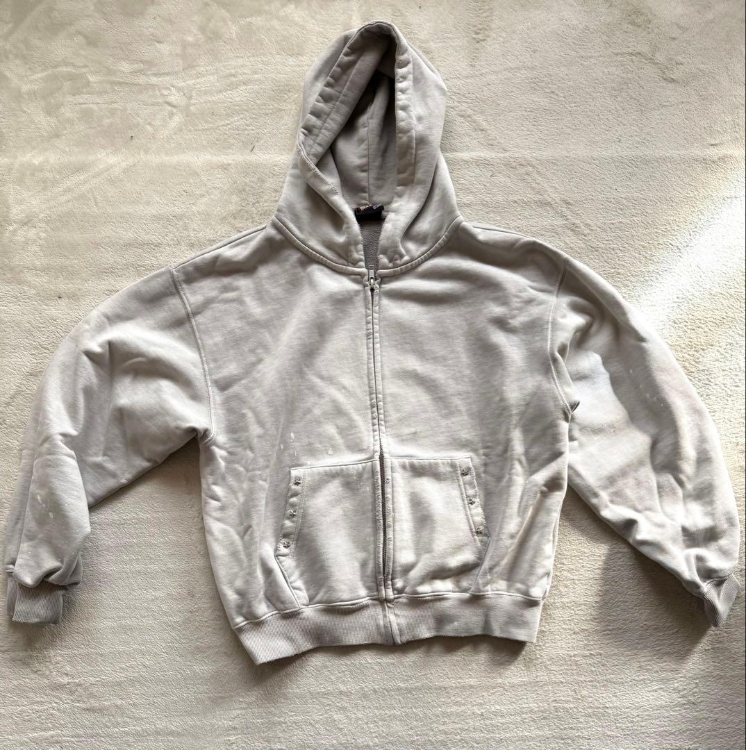 belvet ジップパーカー　グレー　Mサイズ