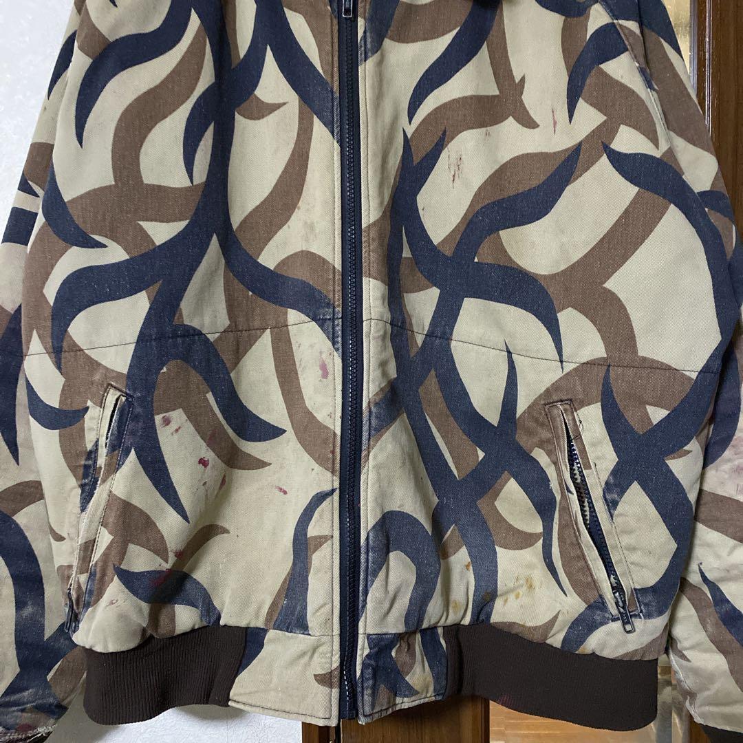 ヤレ感 ASAT ボンバージャケット グランジ L トライバルカモ 中綿