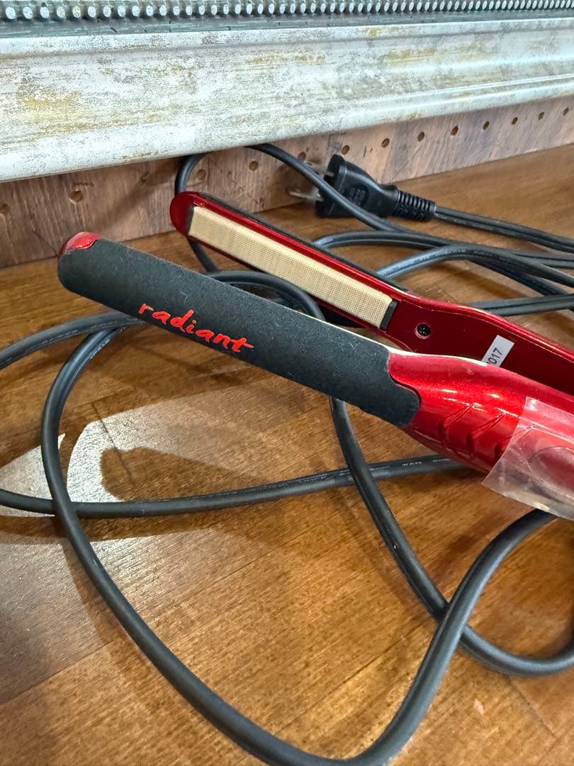 radiant シルクプロアイロン ラディアント ミニ レッド 9mmレッド
