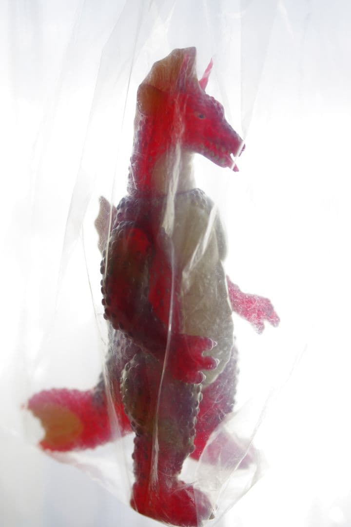 マルサン　チタノザウルス　クリヤー　未開封　おまけのメカゴジラ