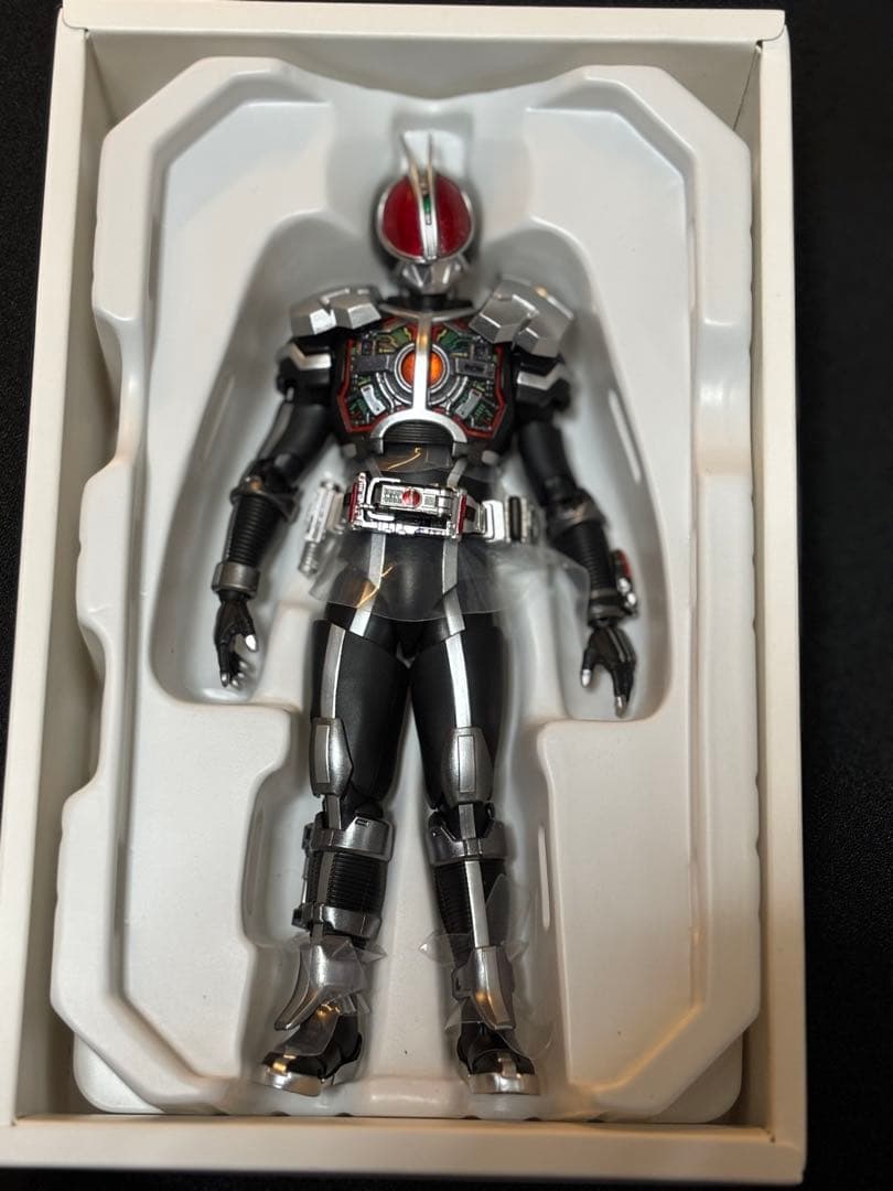 セット販売　真骨彫　仮面ライダーファイズ　アクセルフォーム　発光頭部　布スーツ