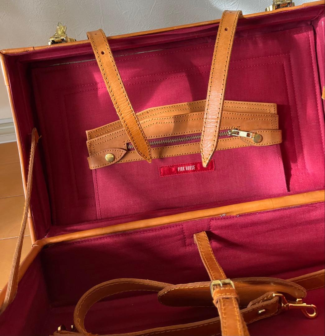 ピンクハウス　革　トランク