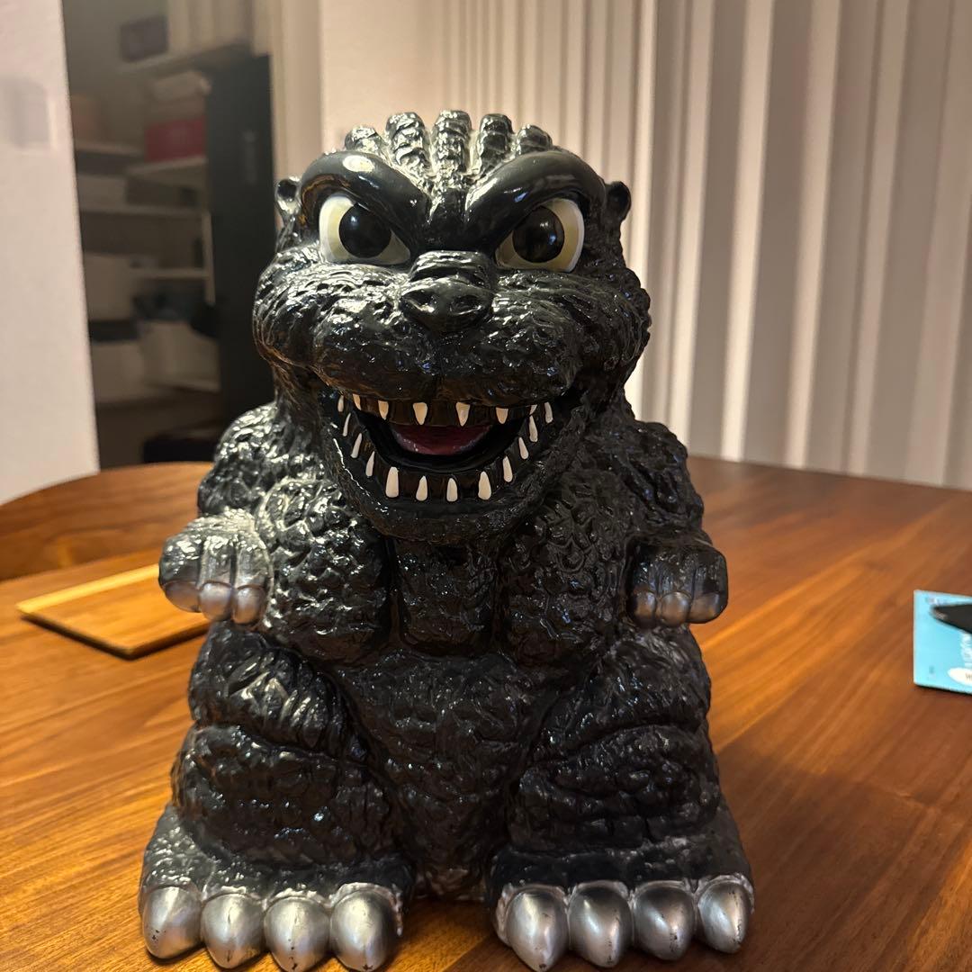 1994年製 ゴジラ 貯金箱　黒