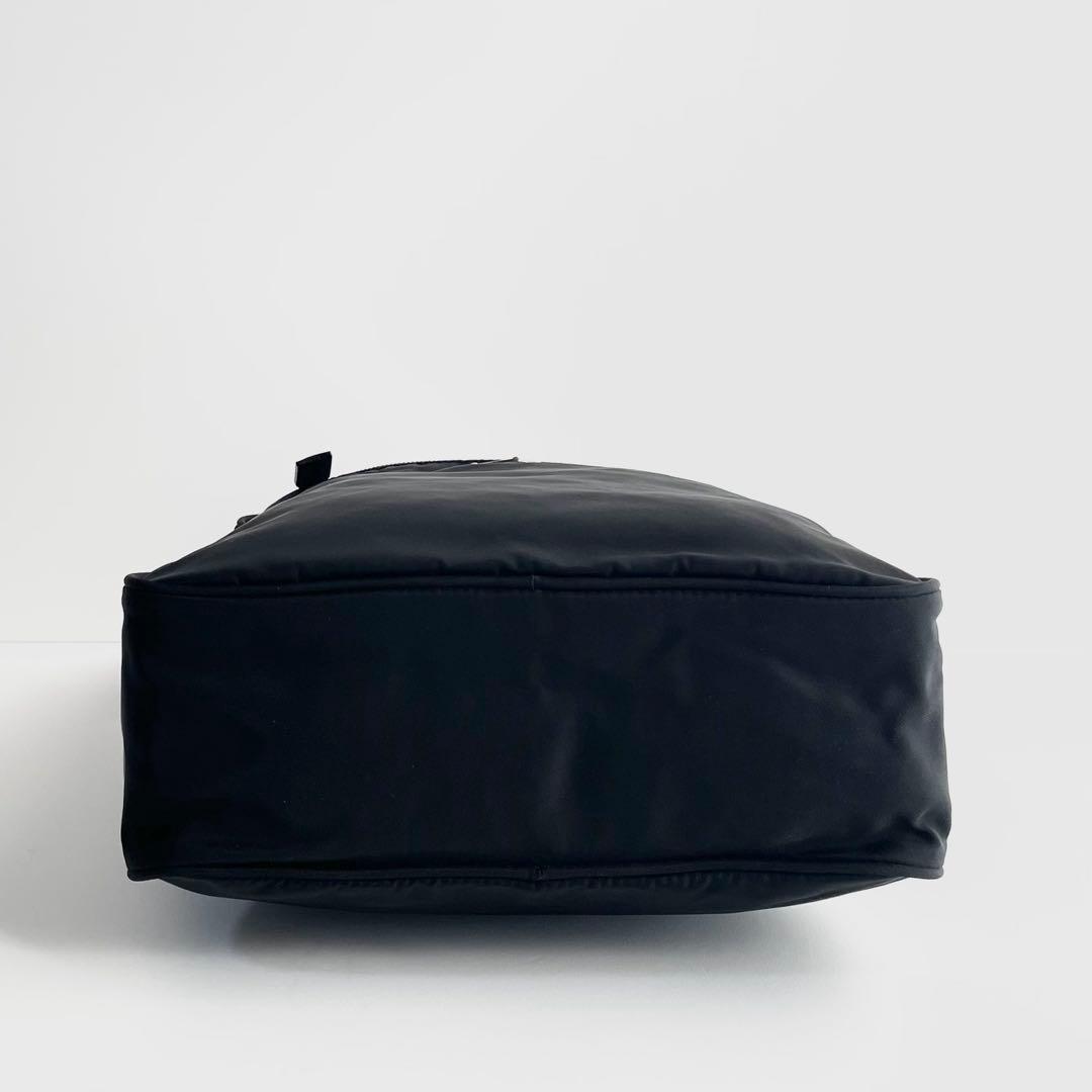 【極美品〜美品】PRADA プラダ ショルダーバッグ ナイロン×レザー スクエア