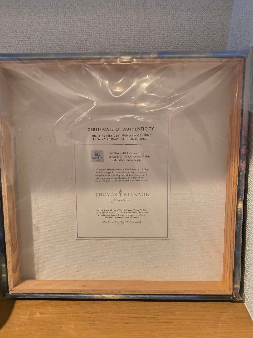 【1月1日まで取置中】トーマスキンケード キャンバスアート シンデレラ城