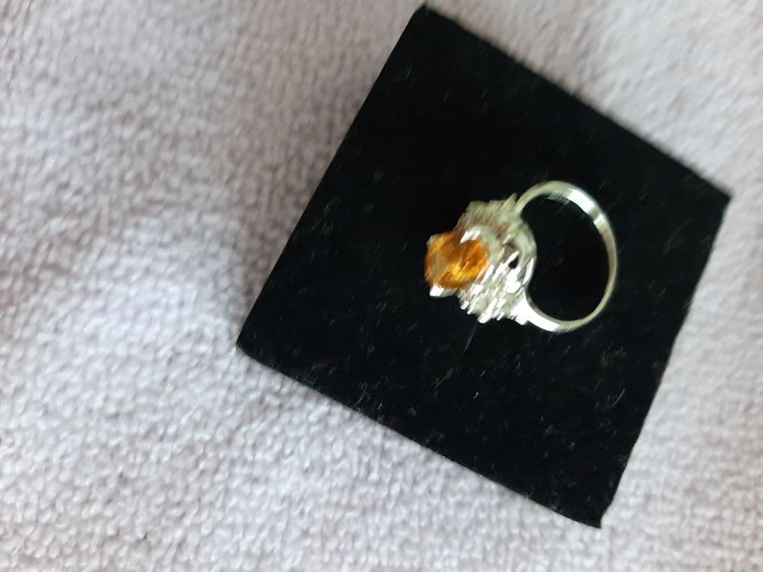 インペリアルトパーズダイヤモンドリング