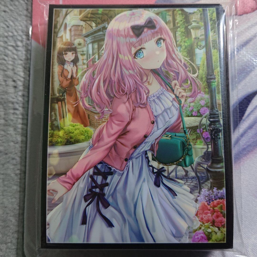 β1 かぐや様は告らせたい デート&私服 藤原千花 スリーブ&プレイマット