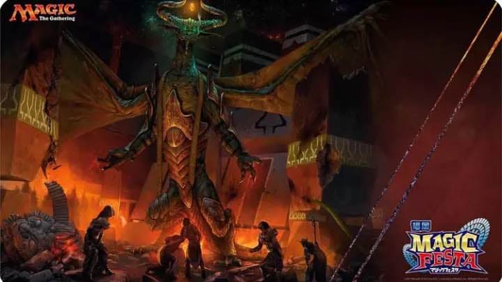 MTG 送料無料  非売品 破滅の刻 プレイマット マジックフェスタ福岡限定版