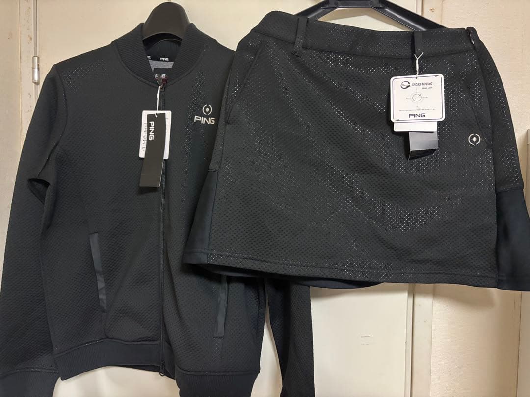 ミ*ガ様 PING レディース ゴルフ ジャケット スカート セットアップ