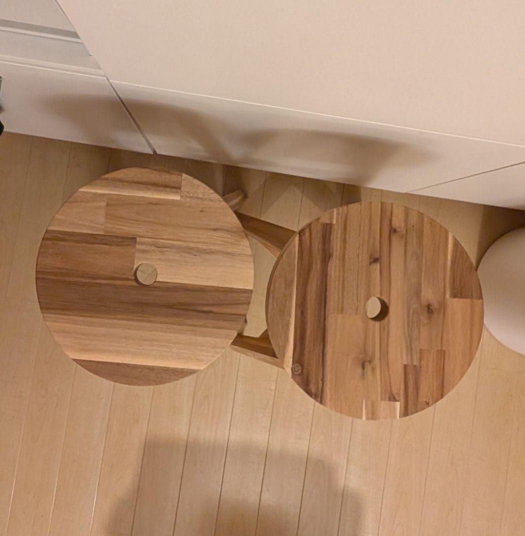 IKEA イケア SKOGSTA スコグスタ カウンターチェア ２セット