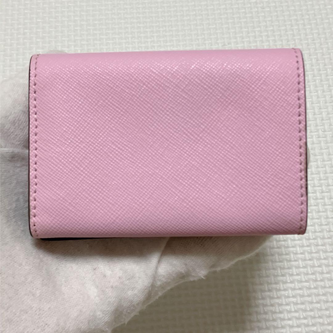 ・未使用　MARNI マルニ　レザー三つ折り財布　マルチカラー　ミニ財布