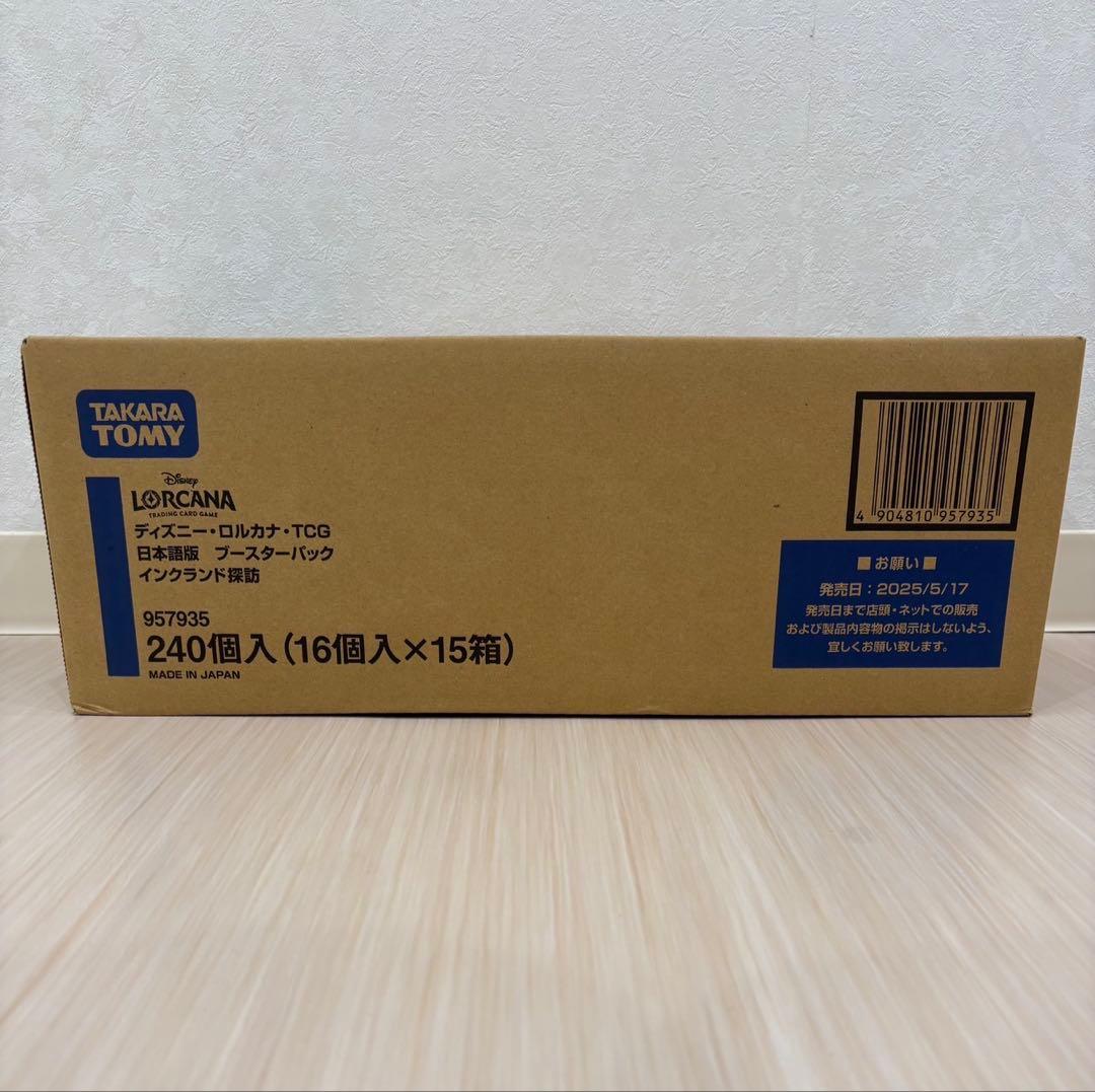 【未開封4カートン】ディズニー・ロルカナ・TCG 日本語版 インクランド探訪