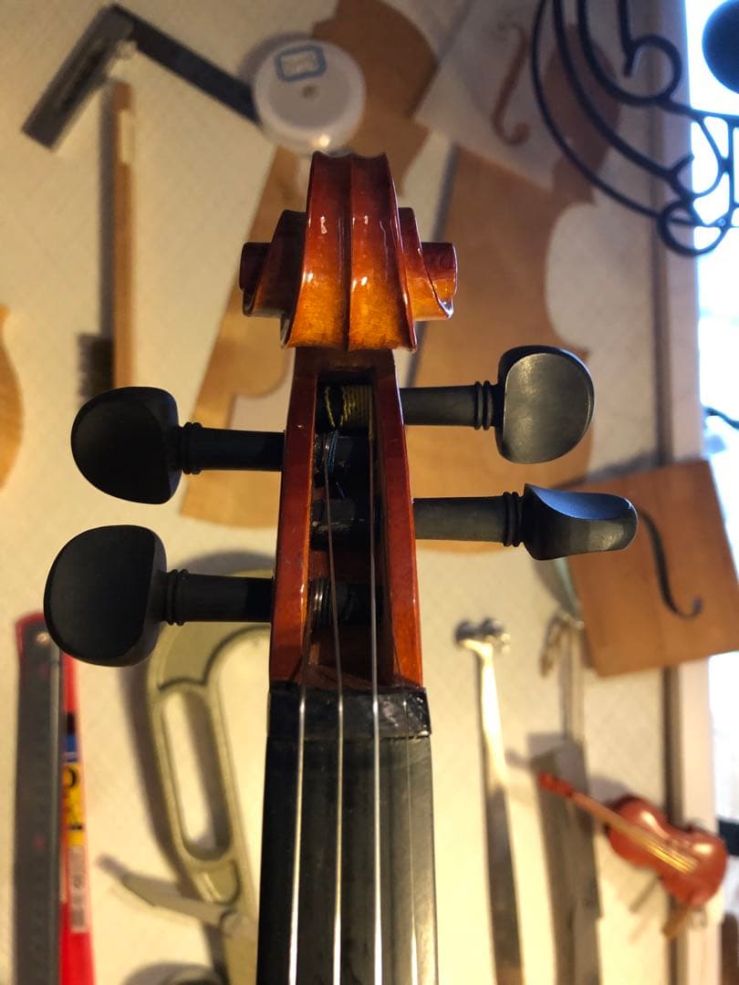 【訳あり特価.駒&魂柱調整済】HAG 中古バイオリン3/4 型名&製造年月日不明