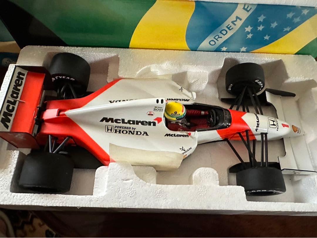 アイルトンセナ　レーシングカーコレクション1922マクラーレンホンダMP4/7