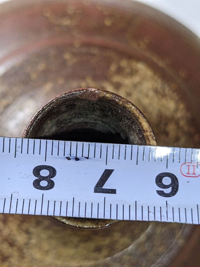 ♦備前焼 献上 糸目 船徳利 献上徳利 分銅印 酒器 江戸時代 置物骨董品