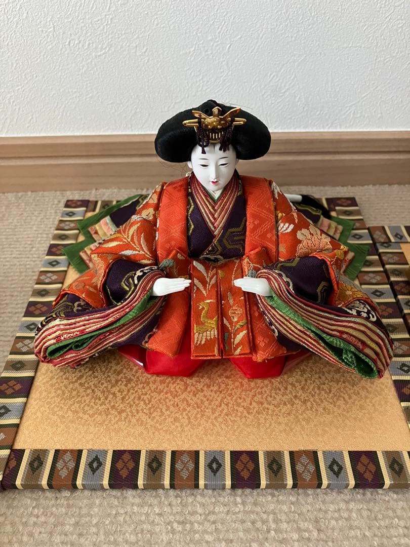 美品　柴田家千代作　雛人形　桐箱付き