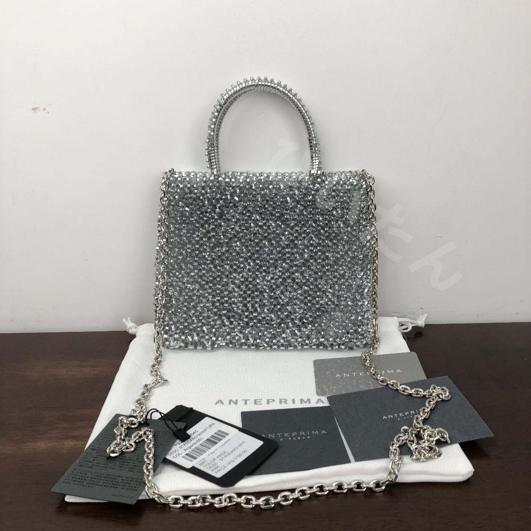 美品！ANTEPRIMAスタンダード ミニアトゥーラ ワイヤーバッグ　シルバー