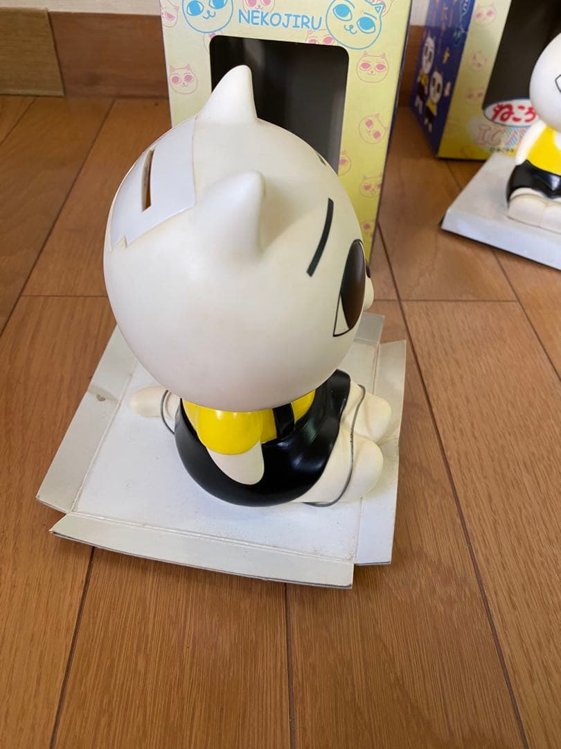 ねこぢる icバンク ソフビ　貯金箱　2体セット　大和堂　ねこぢるうどん